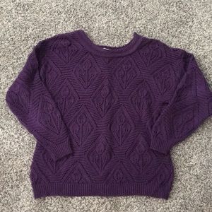 Plum sweater